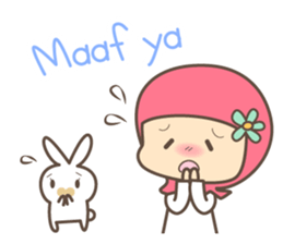 Indonesian MOMO and Bunny sticker #8764748