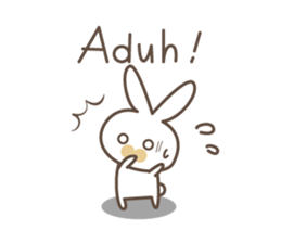 Indonesian MOMO and Bunny sticker #8764755