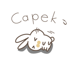 Indonesian MOMO and Bunny sticker #8764758