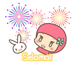 Indonesian MOMO and Bunny sticker #8764759