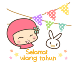 Indonesian MOMO and Bunny sticker #8764760