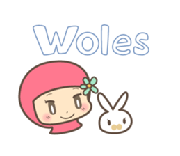 Indonesian MOMO and Bunny sticker #8764761