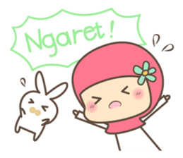 Indonesian MOMO and Bunny sticker #8764762