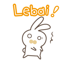 Indonesian MOMO and Bunny sticker #8764765
