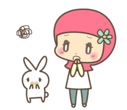 Indonesian MOMO and Bunny sticker #8764774