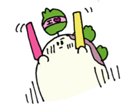 Mysterious poniponi sticker #8764829