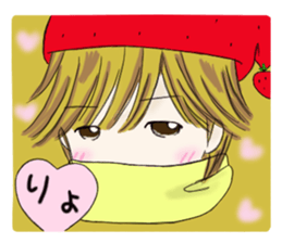 Fairy 5 winter of strawberry country sticker #8765219