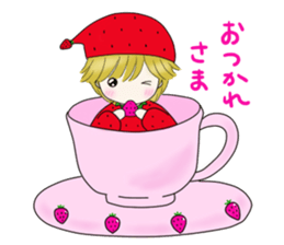 Fairy 5 winter of strawberry country sticker #8765220