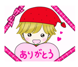 Fairy 5 winter of strawberry country sticker #8765221