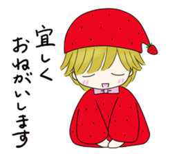 Fairy 5 winter of strawberry country sticker #8765227