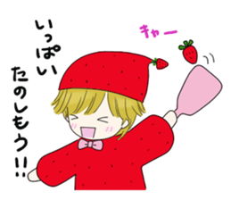 Fairy 5 winter of strawberry country sticker #8765228