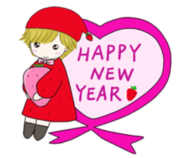 Fairy 5 winter of strawberry country sticker #8765231