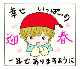 Fairy 5 winter of strawberry country sticker #8765232