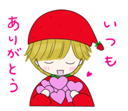 Fairy 5 winter of strawberry country sticker #8765240