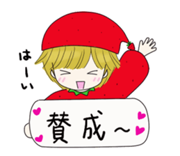 Fairy 5 winter of strawberry country sticker #8765242