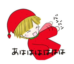 Fairy 5 winter of strawberry country sticker #8765246