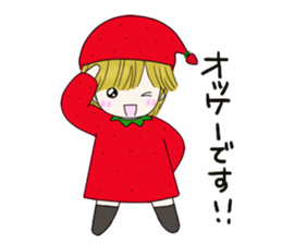 Fairy 5 winter of strawberry country sticker #8765252