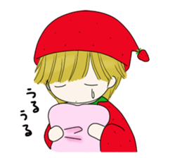 Fairy 5 winter of strawberry country sticker #8765254