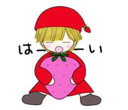 Fairy 5 winter of strawberry country sticker #8765257