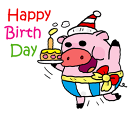 My name Pig sticker #8765450