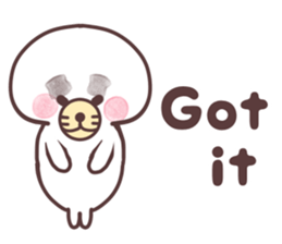 Eyebrows seals. sticker #8765378