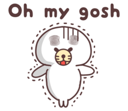 Eyebrows seals. sticker #8765412