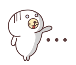 Eyebrows seals. sticker #8765415