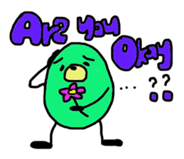 mint and colors English ver. sticker #8766354