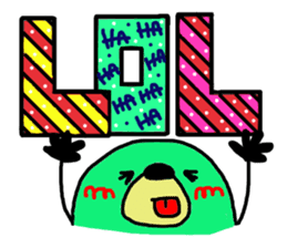 mint and colors English ver. sticker #8766358