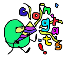 mint and colors English ver. sticker #8766376