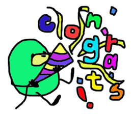 mint and colors English ver. sticker #8766376