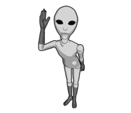 Alien doll sticker #8767018