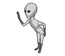 Alien doll sticker #8767019