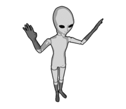 Alien doll sticker #8767027