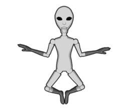 Alien doll sticker #8767035