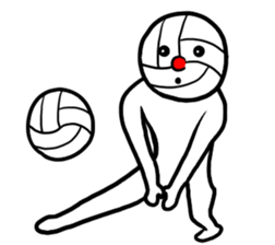Volleyball Man sticker #8767299