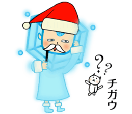 Blue snowy fairies sticker #8767464