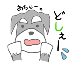 LOVE Miniature Schnauzer 3 sticker #8768382