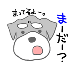 LOVE Miniature Schnauzer 3 sticker #8768387