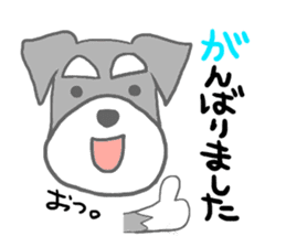 LOVE Miniature Schnauzer 3 sticker #8768388