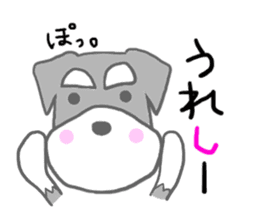 LOVE Miniature Schnauzer 3 sticker #8768392