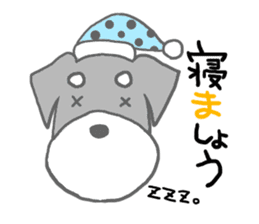 LOVE Miniature Schnauzer 3 sticker #8768398