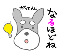 LOVE Miniature Schnauzer 3 sticker #8768399