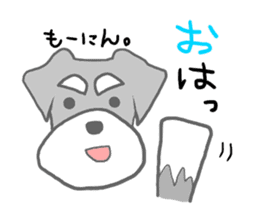 LOVE Miniature Schnauzer 3 sticker #8768400