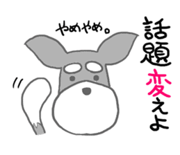 LOVE Miniature Schnauzer 3 sticker #8768405