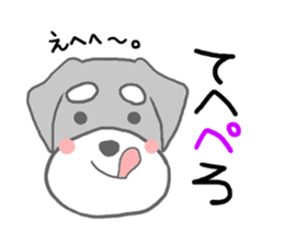 LOVE Miniature Schnauzer 3 sticker #8768416