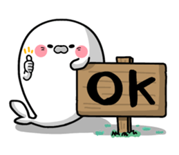 It's a seal. sticker #8769110