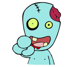 zombie friend sticker #8770203