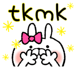 Frequently used words rabbit4 sticker #8770675