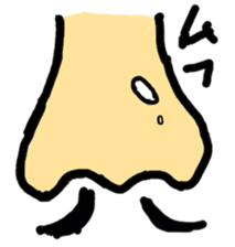 nose emotion sticker #8770705